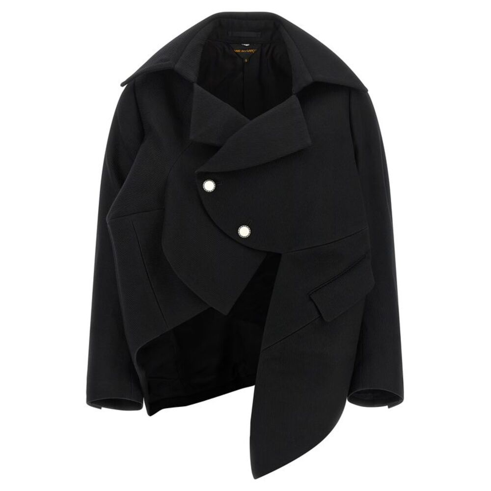 Comme Des Garçons Women Micro Ribbed Blazer